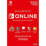 ABONNEMENT EN LIGNE ESHOP 3 MOIS NINTENDO SWITCH