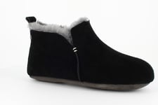 Axelda Fårskinnstofflor Innsbruck Black/Asphalt
