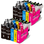 Gilimedia LC223 Ink Cartridges for Brother LC 223 LC221 Ink Cartridges for Brother DCP-J4120DW J562DW MFC-J4420DW J4625DW J680DW J5625DW J480DW J880DW J5320DW J4620DW J5720dw J5620dw Printer(10 Pack)