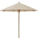 Glatz, Teakwood parasoll 350 cm Kat.4 422 Cream