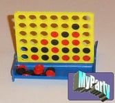Henbrandt 6 Mini Connect 4 In A Row Game - Great Party Bay Filler For Boys and Girls