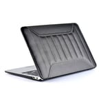 Lux-Case Zve (svart) Macbook Retina 13.3-tums Anti-rep Läder Fodral