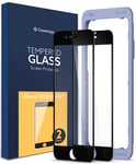 Caseology Snap Fit Screen Protector Compatible with iPhone SE 2022 5G Compatible with iPhone SE 2020 and iPhone 7 and iPhone 8-2 Pack