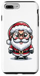Coque pour iPhone 7 Plus/8 Plus Santa Claus With Glasses Xmas Costume Teacher Santa