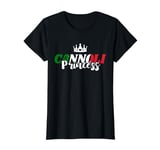 Cannoli Princess Crown Italy Food Italian Food Cannoli Lover T-Shirt