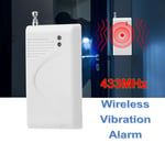 433MHz Wireless Door Window Vibration Sensor Detector For Burglar Alarm System