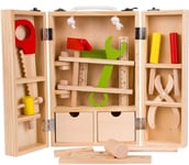 Classic World Stor verktygslåda i trä för barn (från 3 år)