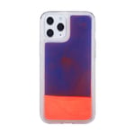 Phone Case for iPhone 12/Pro/Mini Liquid Sand Neon Effect (IPhone 12 Mini, Purple)