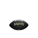 Wilson American Football NFL TEAM SOFT TOUCH, Soft Touch-Blended Leather,Black,MINI
