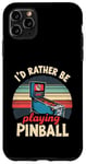 Jeu d'arcade vintage Pinball Machines Lover Coque pour iPhone 11 Pro Max