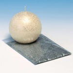 Kristinas Pyssel och Hobby Glitter för Ljustillverkning - Silver 50 gram
