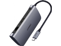 UGREEN 7-in-1 CM212 Hub USB-C PD 100W, 2x USB-A 3.0, HDMI 4K/30Hz, SD/TF, RJ45 Adapter