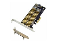 Microconnect - Gränssnittsadapter - M.2 - M.2 Nvme Card - Pcie 3.0 X4, Sata 6Gb/S - Svart