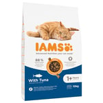 Dubbelpack: IAMS torrfoder för katter 2 x 10 kg - Adult med tonfisk (2 x 10 kg)