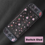 Vert - Housse De Protection Rose Dockable Pour Nintendo Switch, Pour Manettes Joy-Con, Pour Écran En Verre Et 4 Poignées