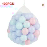 Rolig 100/200 färgglad boll Mjuk plast Ocean Ball Baby Kids S 100PCS
