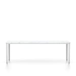 Vitra - Plate Table 113x41, Marmor - Carrara, Ben - Vit - Vit - Soffbord - Metall