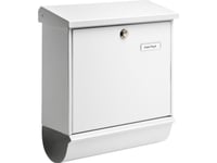 Postbox Burg Wächter Comfort-Set 91300 W Stålplatta Vit Nyckellås