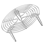 Hemoton Round Cooking Cooling Racks Stainless Steel Round Rack for Steaming Rack and Air Fryer Cooking Steamer Rack for Air Fryer Pressure Cooker Oven 20X7cm
