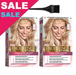 L'Oreal Excellence 9 Natural Light Blonde Permanent Hair Color 2 pcs