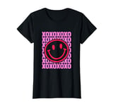 XOXO Hugs and Kisses Happy Smile Face Valentine's Day T-Shirt