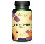 120 Caps L-Tryptophan 220mg Psychological Health Stress Relief Deep Sleep Relax