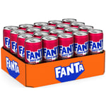 20 X Fanta Raspberry Zero 330 Ml