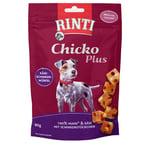 RINTI Chicko Plus ost- och skinktärningar - 80 g
