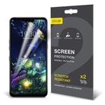 Olixar for LG V50 ThinQ Screen Protector Film - Anti-Scratch, Bubble Free, HD Clear Clarity TPU Flexible Film Full Coverage Case Friendly - Easy Application - Clear