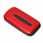 (Red)2G Flip Phone Dual SIM 1200mAh Dual SIM Flip Phone 1.77in Color Display