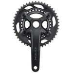 Shimano GRX RX600 Gravel Chainset - 2x10 Speed Black / 30/46 175mm 10