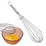Balloon Wire Egg Beater Mixer Stainless Steel Egg Mixing Whisk  Kitchen