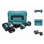 Dtm 52 rgj Outil multifonction Découpeur-ponceur sans fil Brushless Starlock Max 18 v + 2x Batteries 6,0Ah + Chargeur + Coffret Makpac - Makita