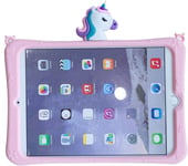 Trolsk lasten kotelo hihnalla - söpö vaaleanpunainen yksisarvinen (iPad mini 4)