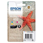 Original Epson 603 Colour Ink Cartridge Multipack (C13T03U54010)