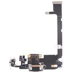 Laddkontakt till iPhone 11 pro max, Charge connector flex cable, Svart
