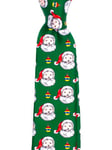 Barnslips jul grön 6-13 år - Polyester