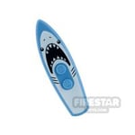 LEGO - Surfboard - White Shark Pattern