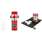 UCO Candle Lantern Kit 2.0, Red Powder Coated, One Size & Unisex's Mini Candle Lantern Kit 2.0, Red Powder Coated, One Size