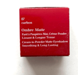 Clarins Ombre Matte Eye Shadow 07 Carbon Cream-to-Powder Long Lasting