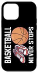 iPhone 12 mini Basketball Never Stops Outfit for Basketballer Basketball Case