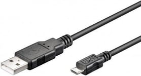 USB-kabel A-hane - micro B hane 30cm