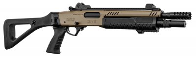 Black Ops Fabarm STF12 Compact Shotgun Gas 6mm - Tan