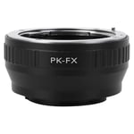 PK-FX Camera Lens, Manual Focus Metal Lens Mount Adapter Ring for Pentax PK Lens to for Fujifilm FX X-Pro1 X-E1 Camera
