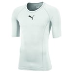 Puma - Liga BaseLayer - T-shirt - Enfant - Blanc - Taille: 7-8 ans (128 cm)