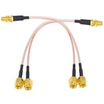 Wifi Antenn Koaxialkabel Sma Hona Till Y-typ 2xsma Hane Rak Splitter Combiner Extension Pig As shown