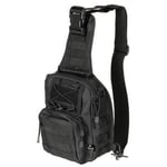 Max-Fuchs EDC ryggsäck med en rem - Slingryggäck (black)
