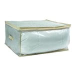 MSV Housse Sac de Rangement aéré pour Couette Gris