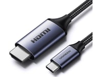 Kabel Usb C - Hdmi 2.1 8K 60Hz 1.5M Ugreen Cm565 - Szary