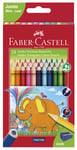 Faber-Castell - Jumbo trekantede fargeblyanter, 24 stk (116524)